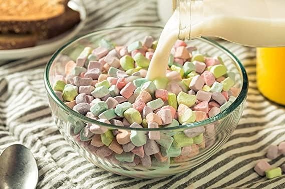 Assorted Dehydrated Marshmallow Bits in Jar, 2.5 Lbs - Updated Version
