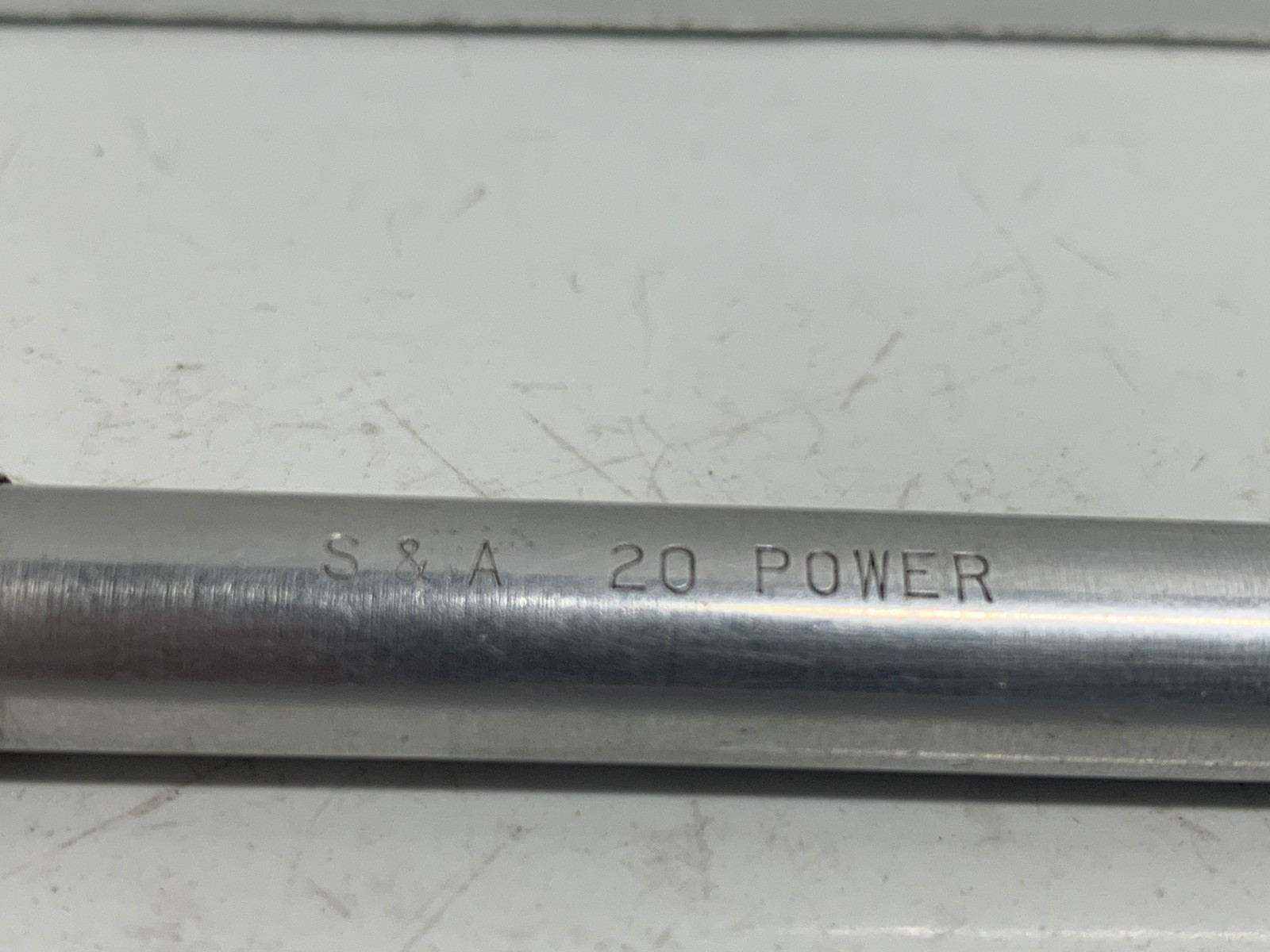 Vintage 20X Pocket Microscope S&A 20 Power in Original Box A019