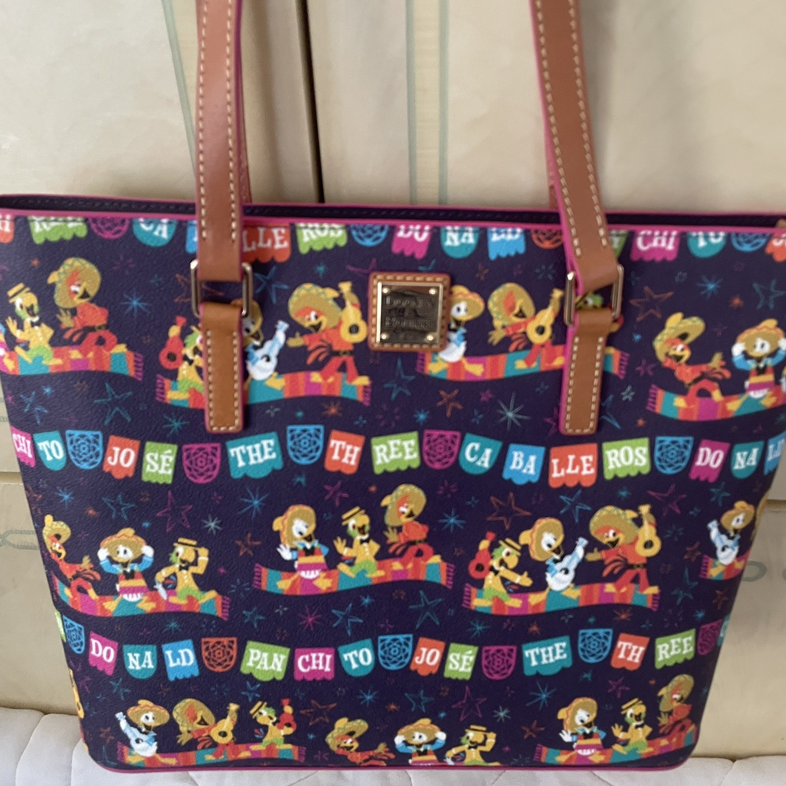Disney Dooney&Bourke 3 Caballeros Tote -NWT
