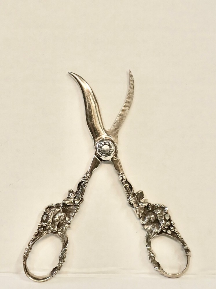 Sterling Silver Grape Scissors