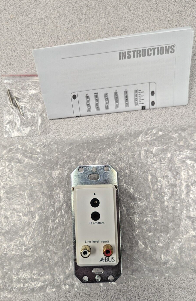 Channel Vision AB-301 Universal Input Module for Cat5 Audio Systems (White)