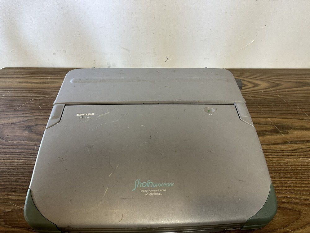 VINTAGE SHARP WD-Y300 SHOIN PROCESSOR POWERS ON