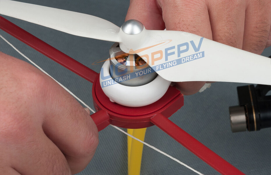 Snap On/Off Quick Mount Connect Prop Guards 4X Red for DJI Phantom 1 2 3
