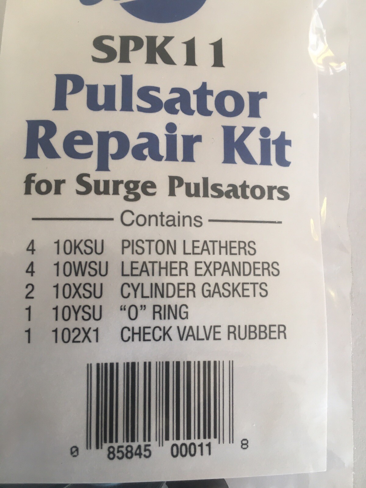 Milking Machine Surge Pulsator Repair Kit ( Style C,S & P Milkers )