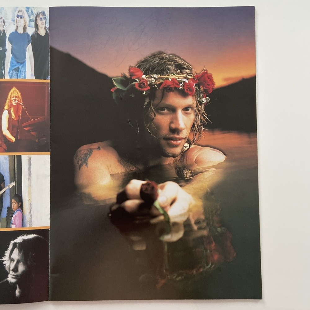 Bon Jovi Signed These Days 1995 Concert Program