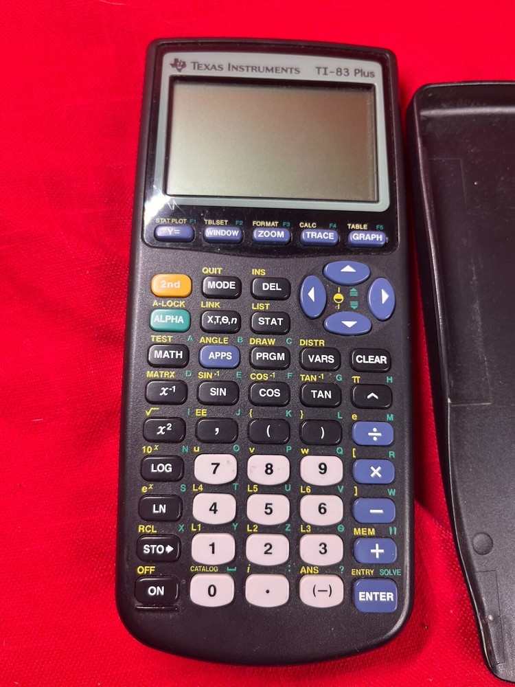 Texas Instruments TI-83 Plus Graphing Calculator - Black - Working/Tested