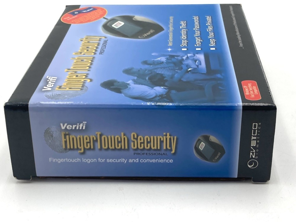 VERIFI P3400 Finger Touch Security Fingerprint Reader USB BIOMETRICS Computer