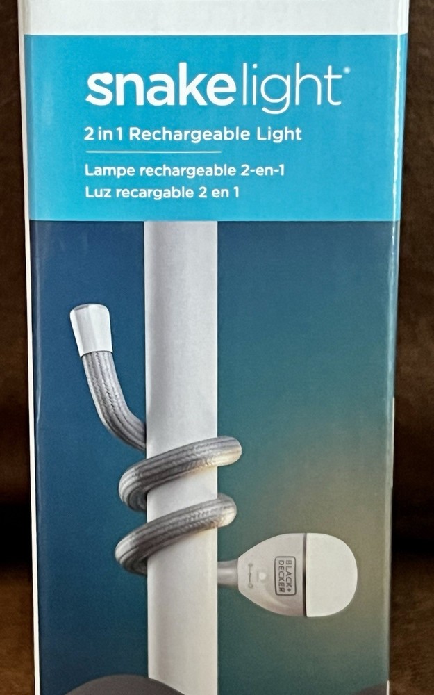 BLACK+DECKER snake light - 2 in 1 Rechargeable Light BDCFSL01 l👀k