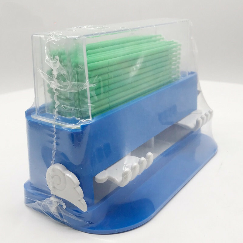 400 Pcs Micro Applicator Brush Tip Disposable Dental Dispenser Holder Container
