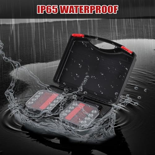 Upgraded Wireless Trailer Lights Magnetic Bluetooth Remote Control Trailer
