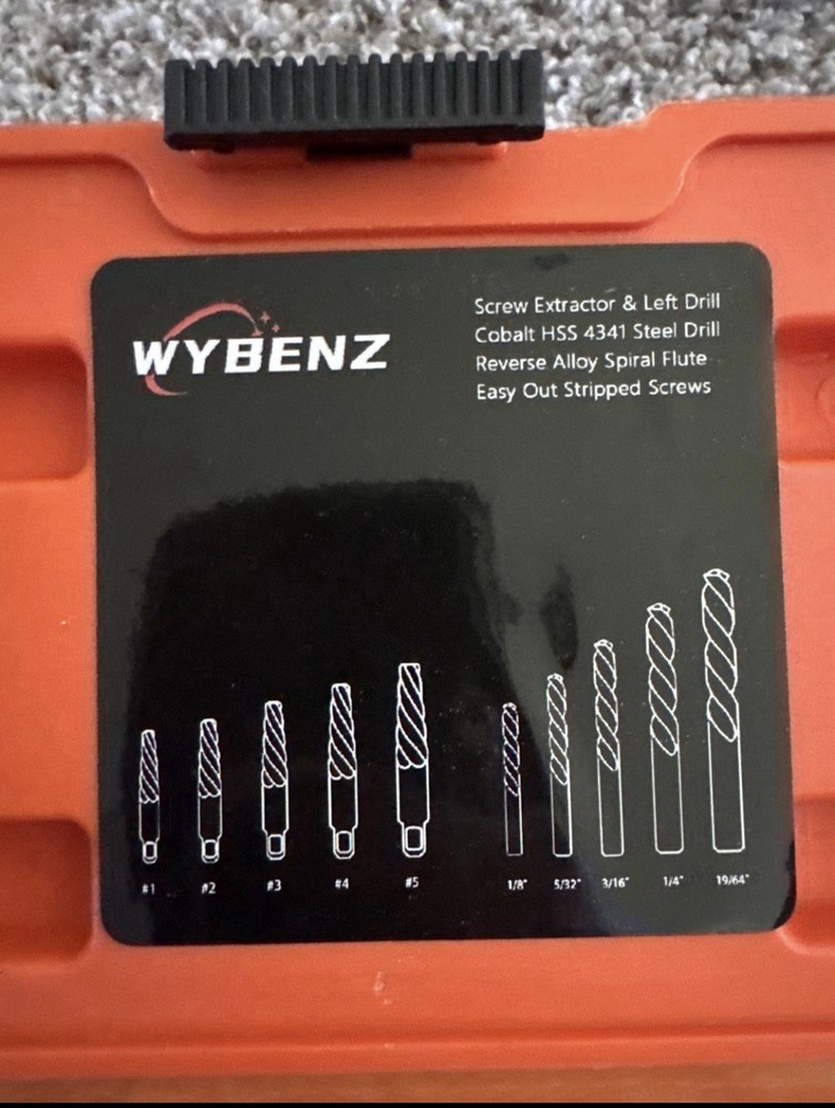 14-Piece Cobalt HSS Screw Extractor and Left Hand Drill Bits Set - Multi-Use
