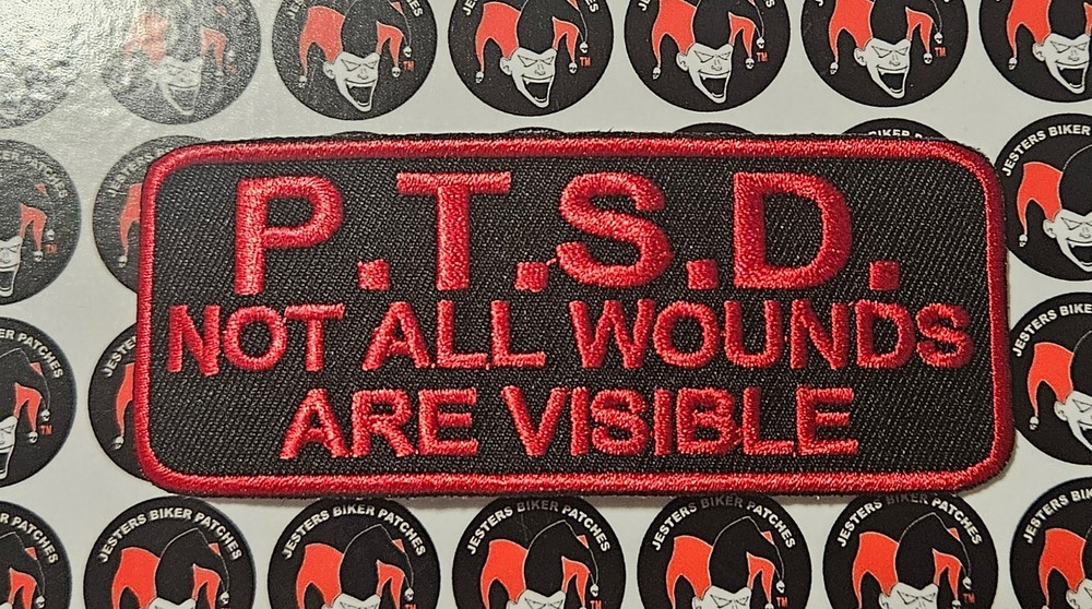 PTSD Embroidered Patch POW026