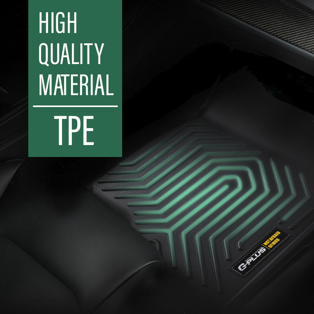 Fit For 2014-2019 Toyota Corolla All Weather TPE Floor Mats Protection Liners