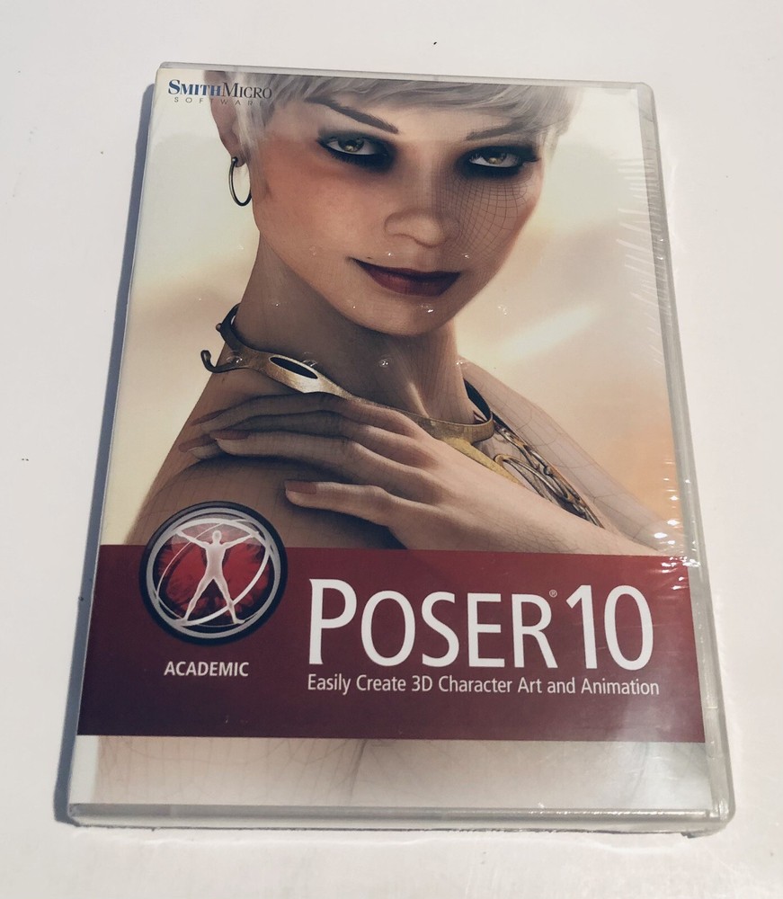 Poser 10 Easily Create 3D Character Art & Animation SmithMicro Software New