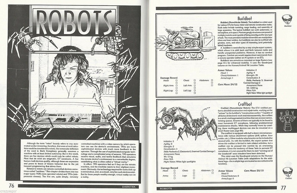 Dark Conspiracy- Darktek Sourcebook - Vehicles, tools, weapons Play Copy FS