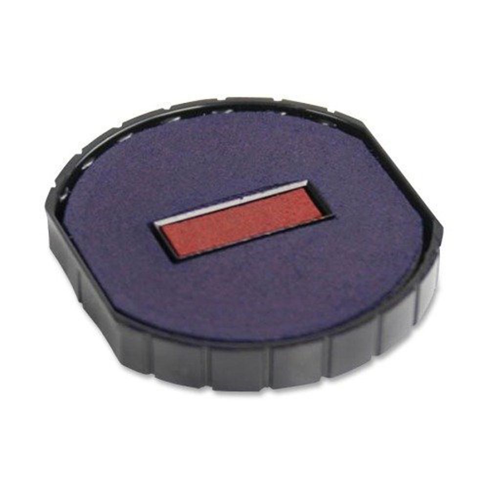 Cosco 2000 Plus Printer R40 Time & Date Stamp Replacement Ink Pad, Red & Blue