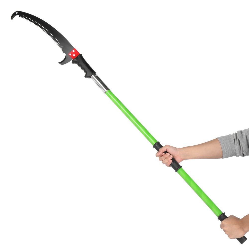26ft Manual Pole Saw, Lightweight Tree Trimmers Long Handle Pruner Set