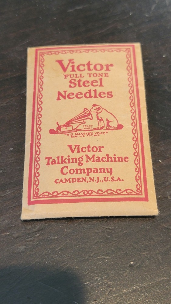 HMV Victor Gramophone phonograph needle Packet - With Some Needles