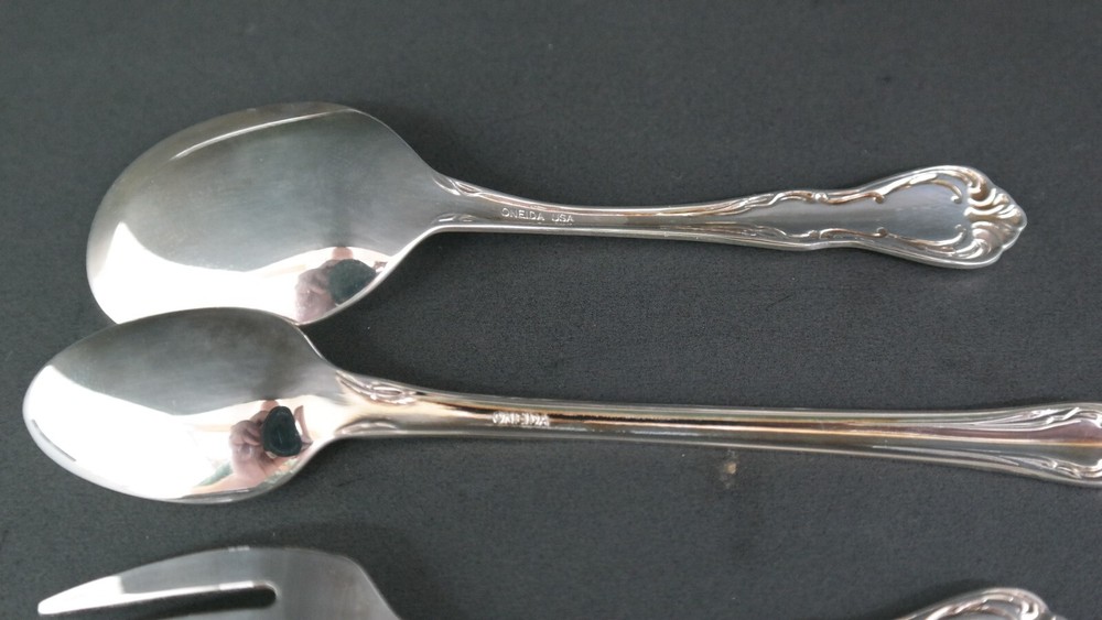 Oneida Harmony Silver Plated Silverware 3 Piece Baby Set "Jacob" JR