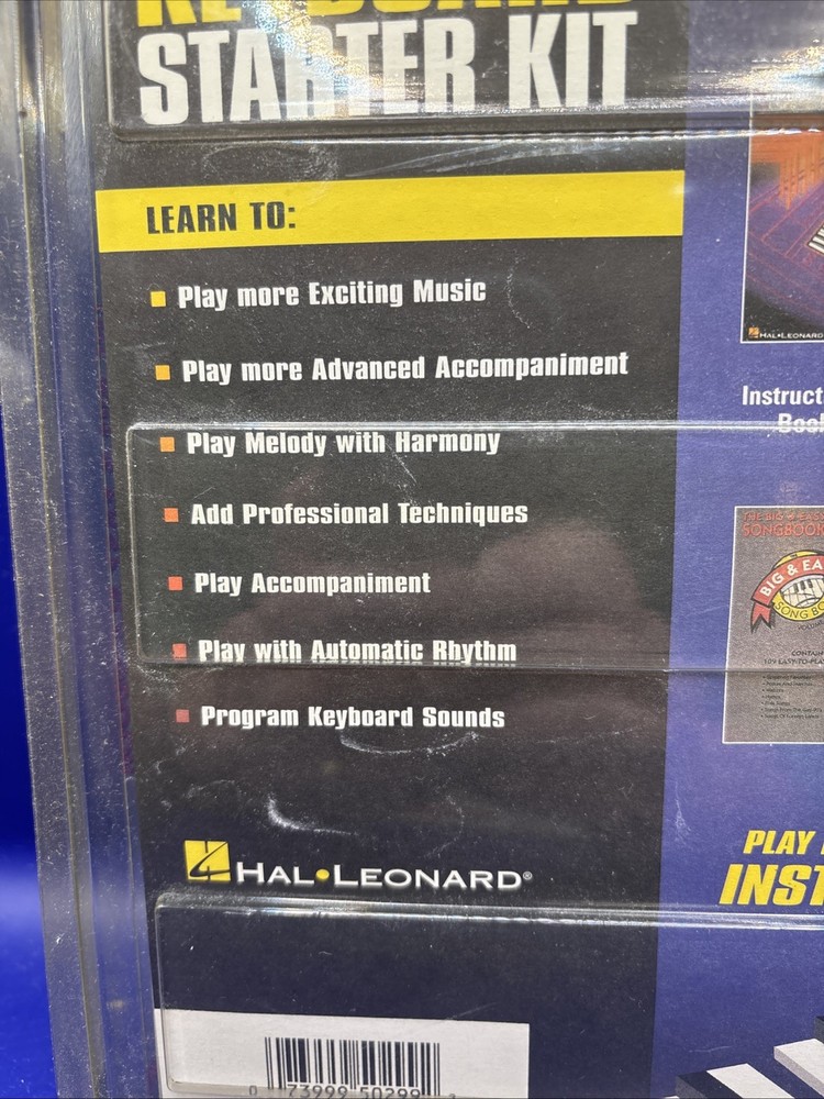 Hal-Leonard Electronic Keyboard Starter Kit 3-Book Value Pack - NIB, Sealed