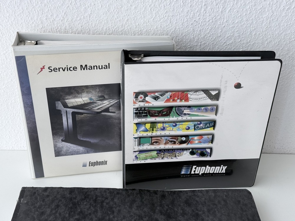 Euphonix CSII / CS2000 Software Discs + Operating Service Manual + Schematics