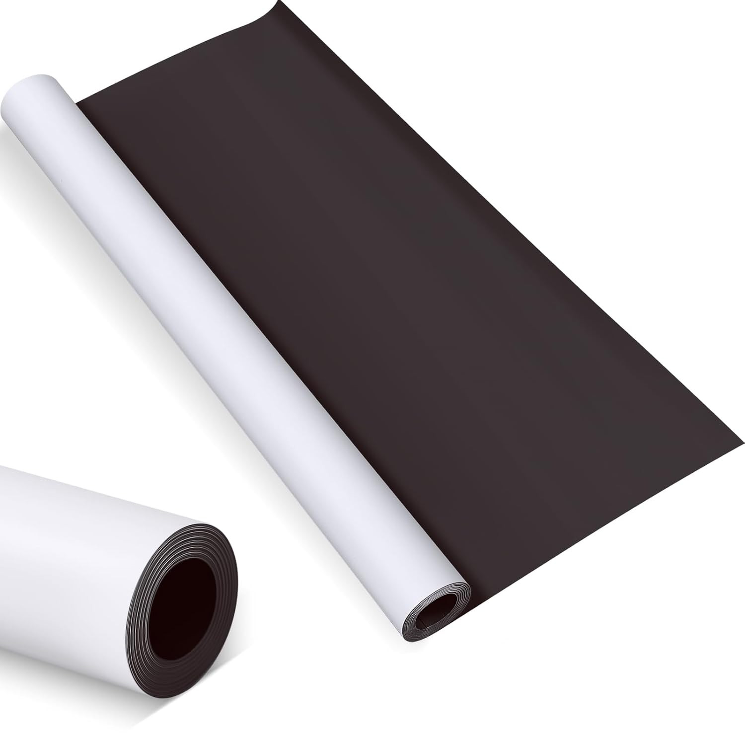 24 Inch X 25 Feet, 30 Mil Blank White Surface Magnet Sheets Magnetic Roll Printa
