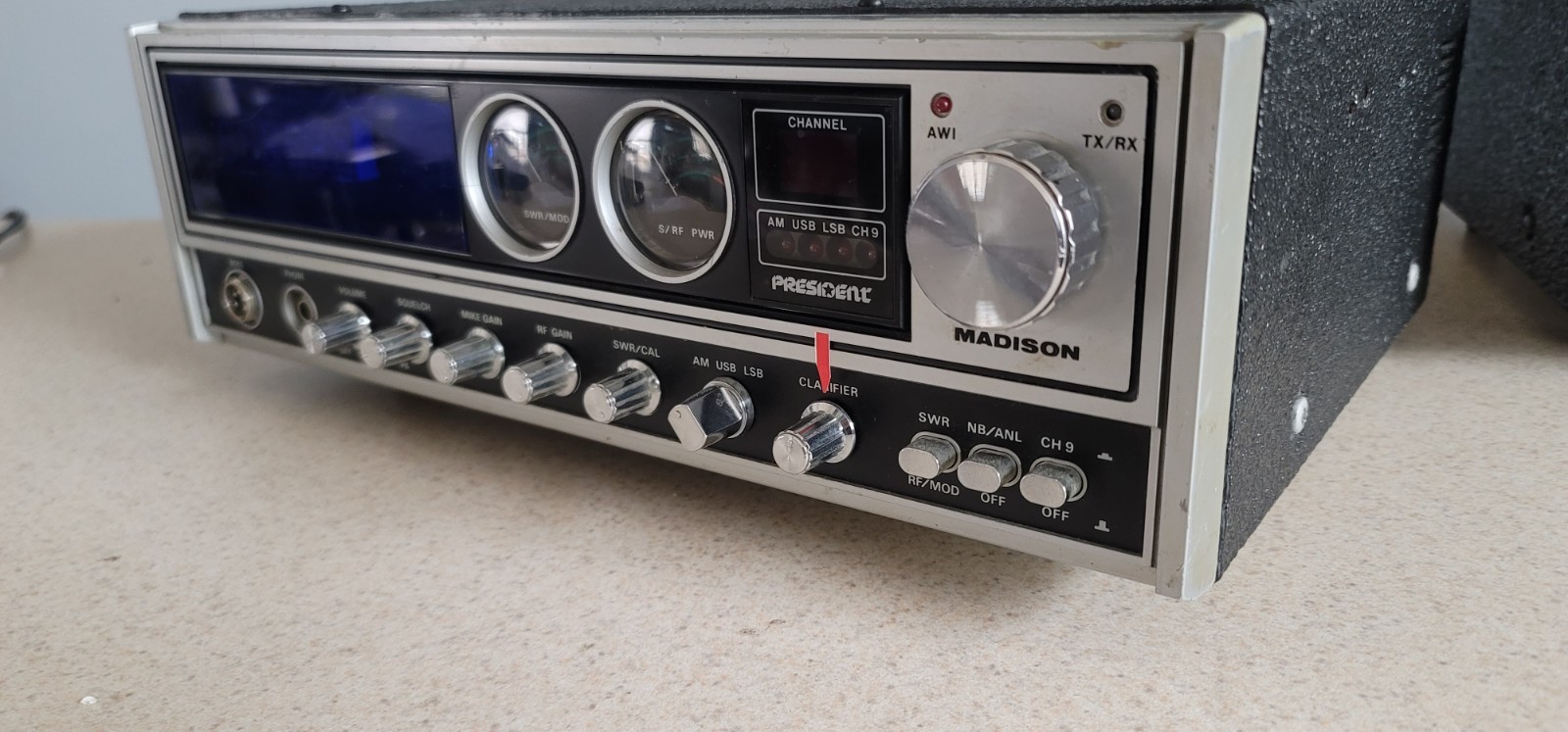 CB BASE RADIO PRESIDENT MADISON AM SSB W/ EXTRAS