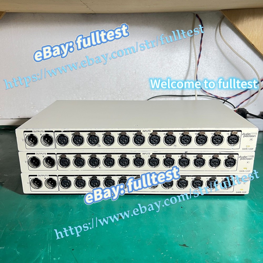 1PCS AUDIO VISION SWR-122F Audio Analyzer -fulltest