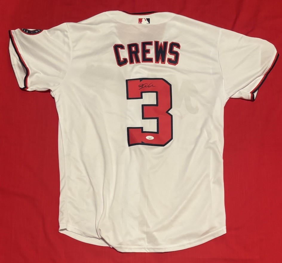 Dylan Crews MLB Baseball Autographed Signed Custom Washington Jersey JSA