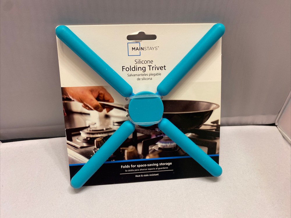 Folding Trivet Silicone No Slip Space Saver
