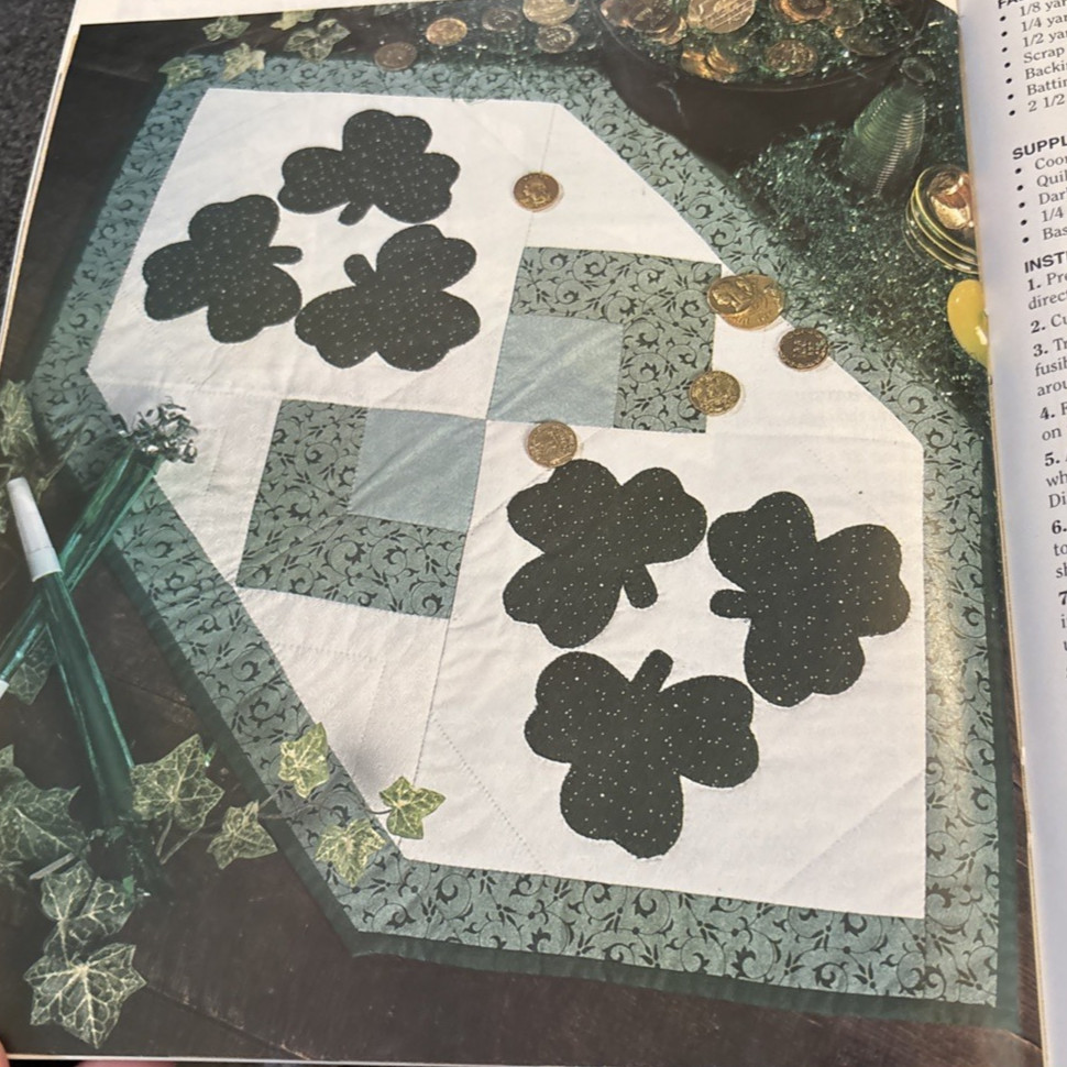 Vtg Rare Quick & Easy Quilting Patterns April 1999