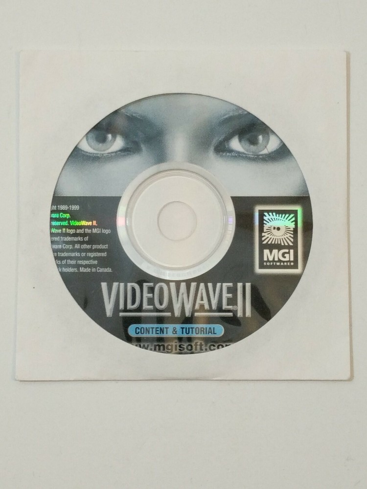 VIDEOWAVE 2 MGI CD-ROM for WINDOWS Tutorial & Content VIDEO WAVE II