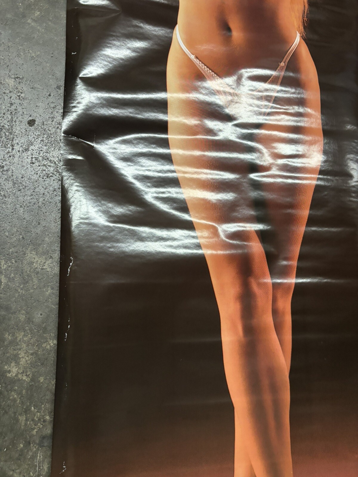 Exposed 1987 hot girl large door Poster water damage C2623