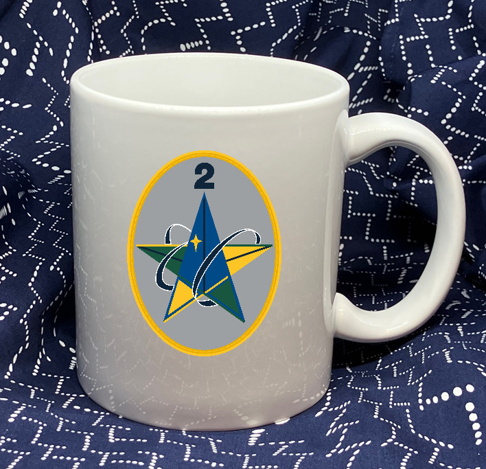 U.S. SPACE FORCE mug with 2nd Range Operations Squadron Crest