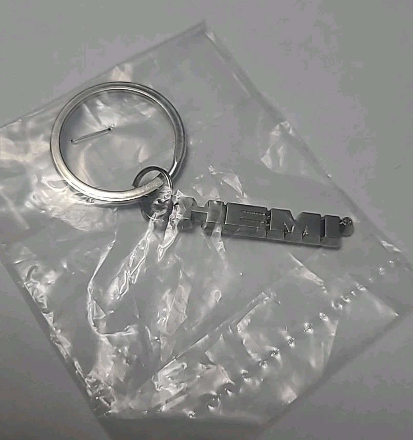Hemi Silver Metallic Keychain