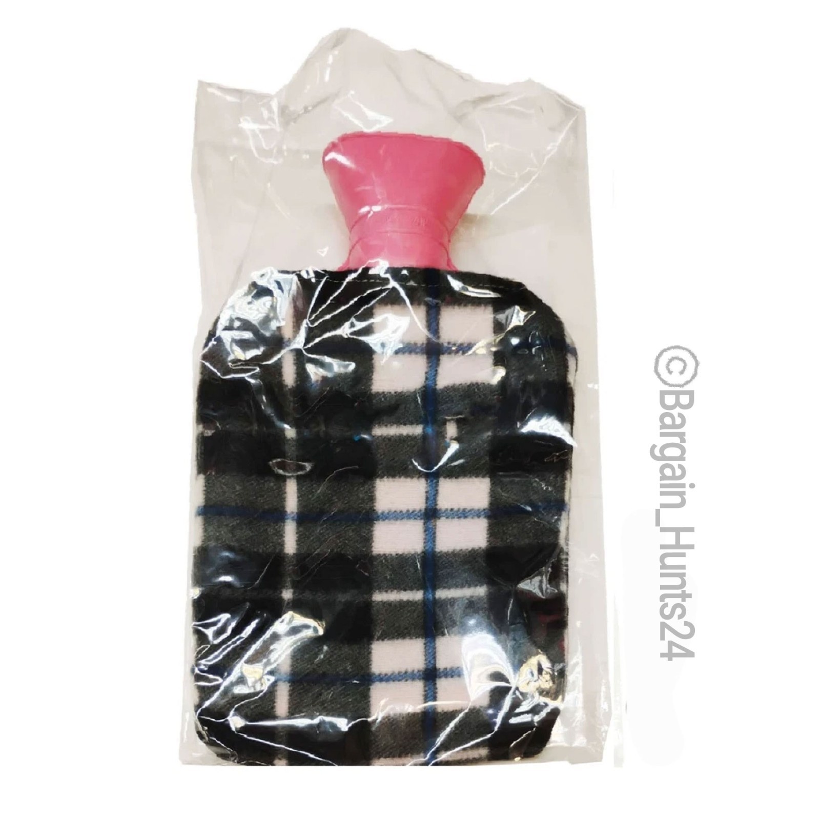 Hot Water Bottle with Plush Cover Rubber Bag For Warm Therapy 2000ml (Pack of 1)