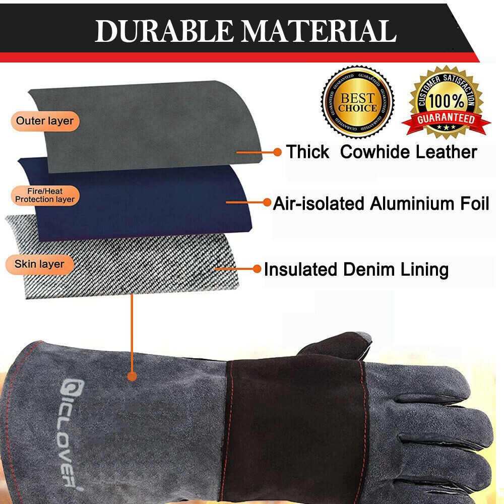 Animal Handling Gloves Sleeve Bite Proof Snake Pets Guards Gaiters Leg Protector