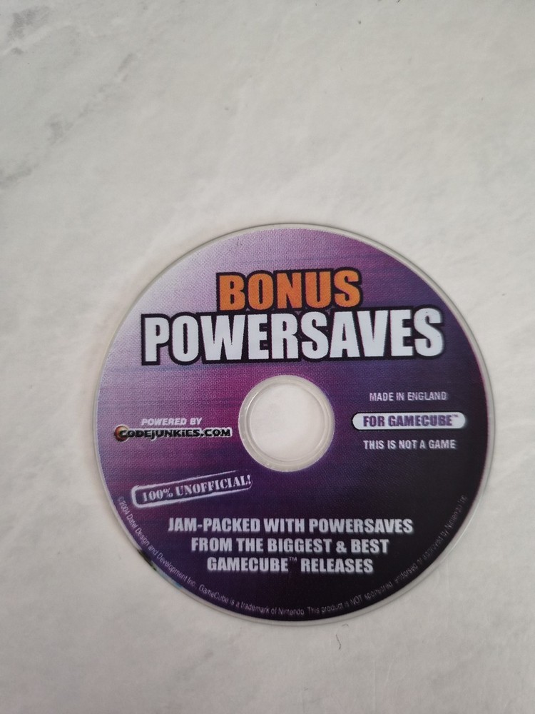 Gamecube Bonus Powersaves Disc Only