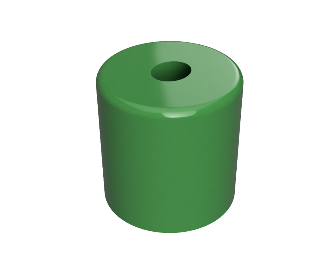 Single Round Pen Holder Green