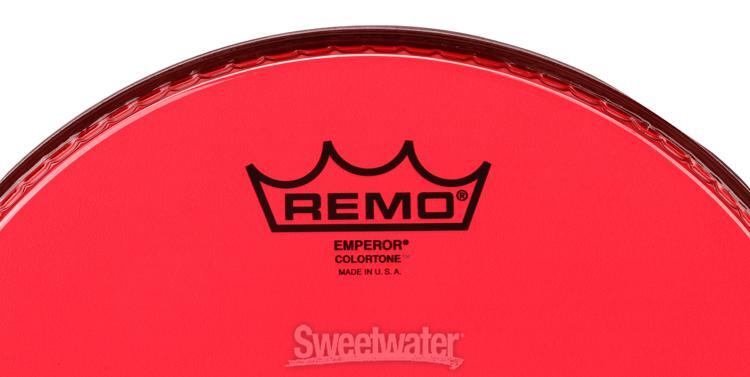 Remo Emperor Colortone Drumhead - 10" - Red