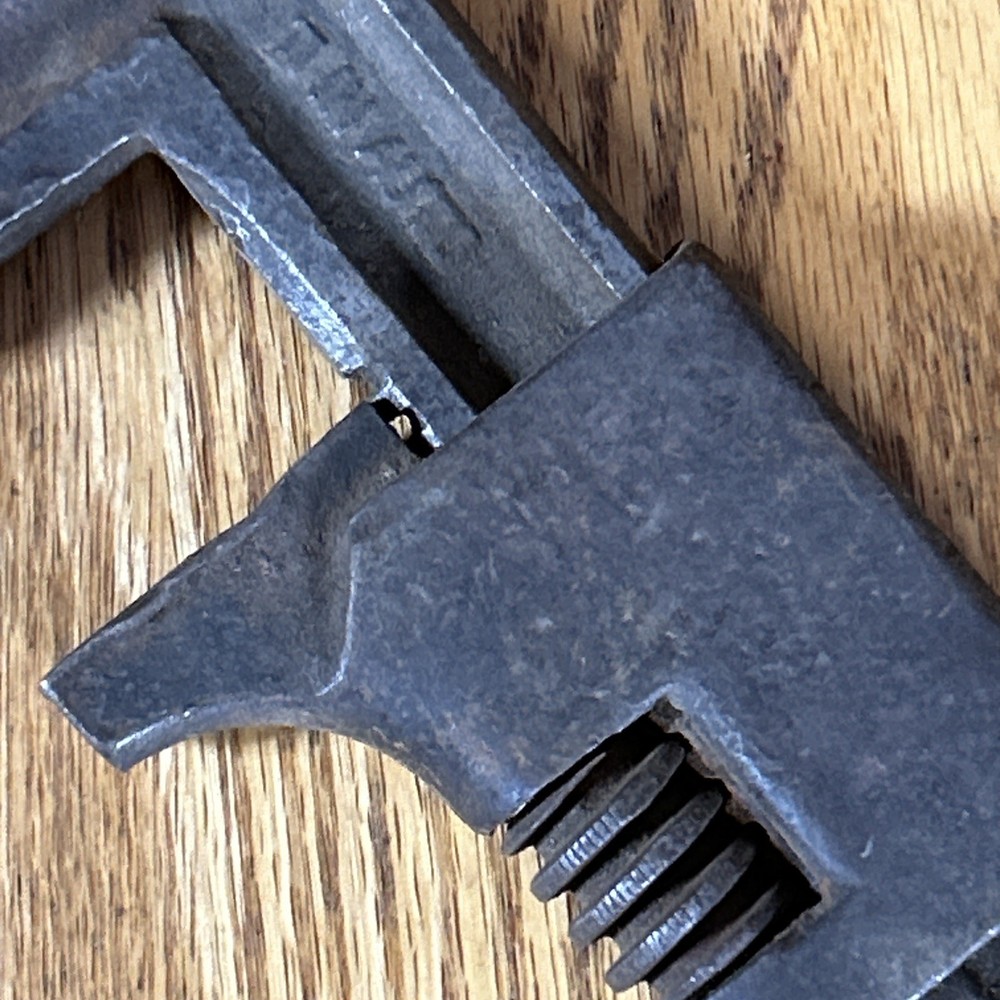 Antique 11" Drop Forged Monkey Wrench Original