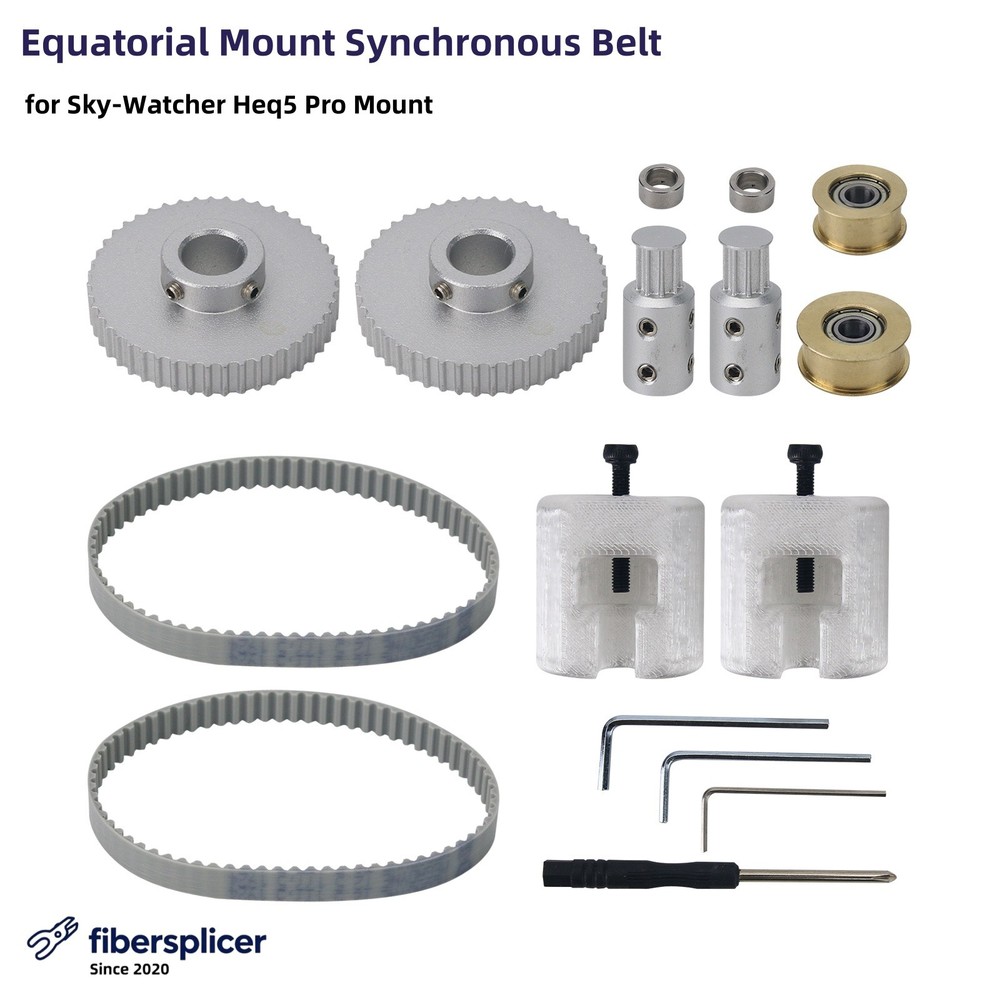 Equatorial Mount Synchronous Belt Modification for Sky-Watcher Heq5 Pro Mount
