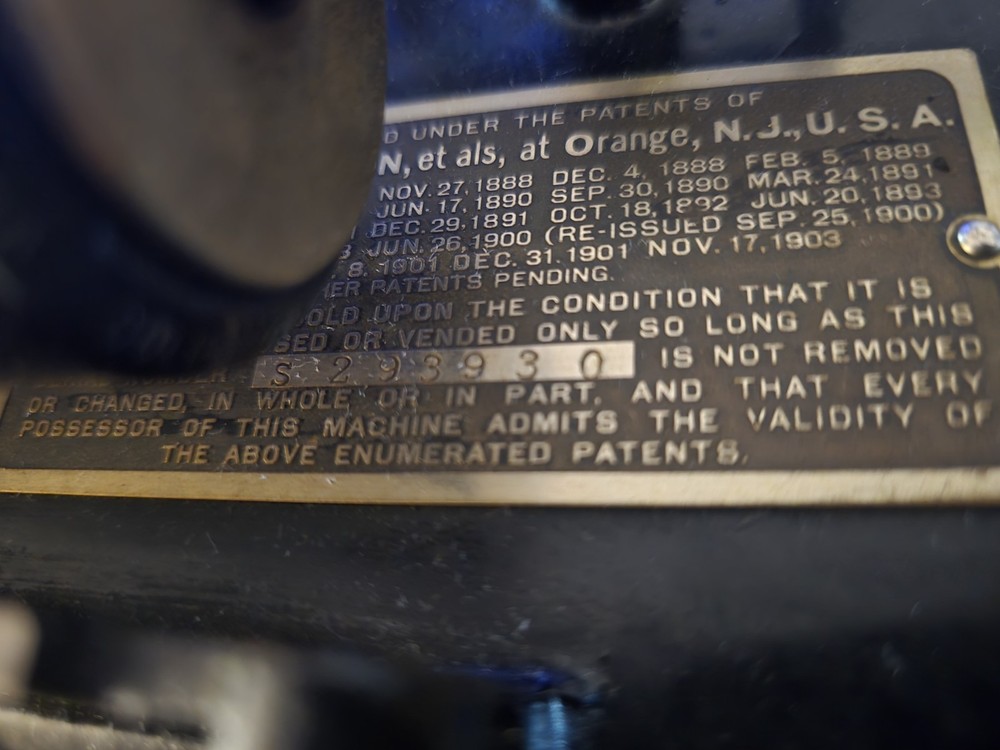 Edison Standard Phonograph w/ Horn + Extras