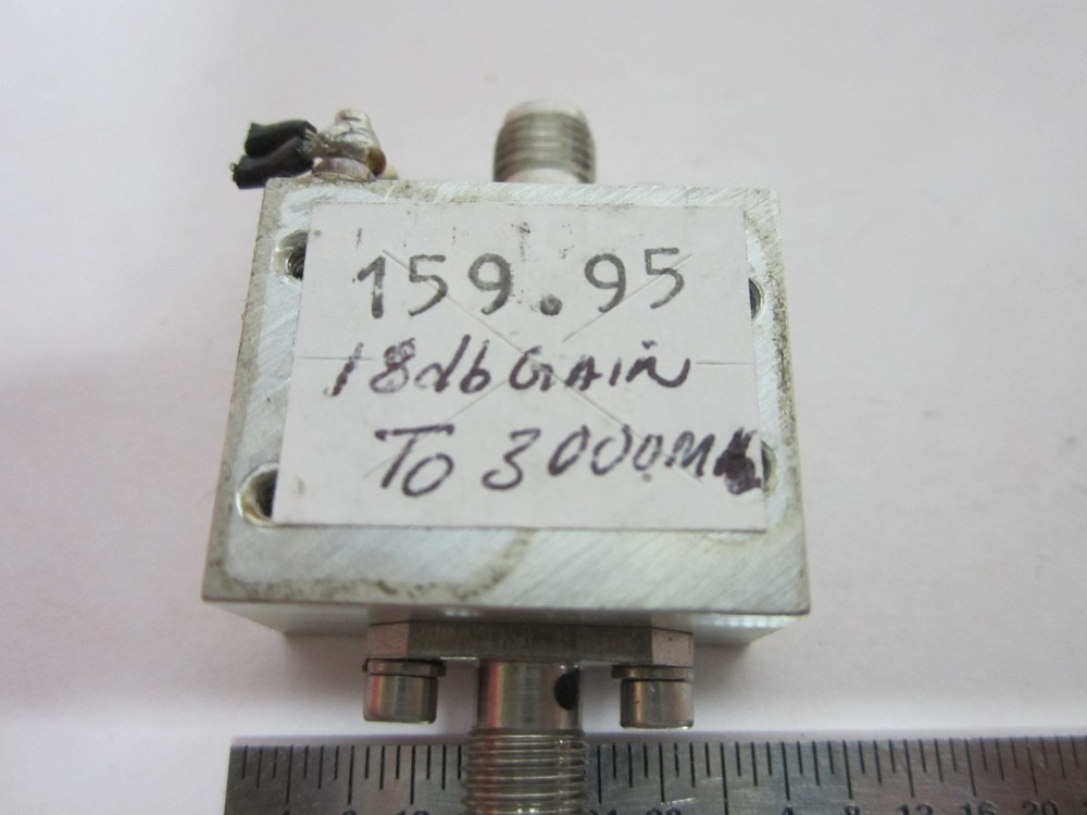 COUGAR COMPONENTS 3 GHz AMPLIFIER AC3064C 18 dB gain RF FREQUENCY BIN#B2-C-82