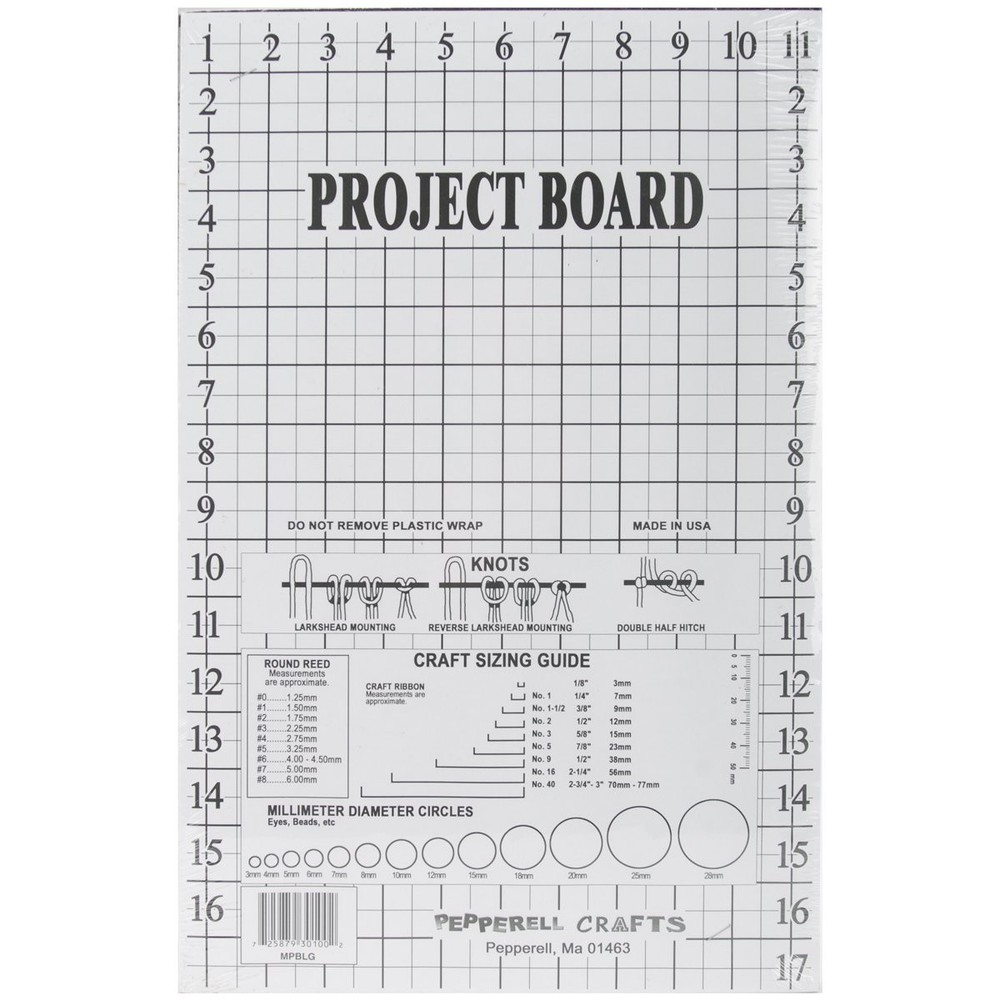 Macrame Project Board 12" X 17.5" x 12", Black