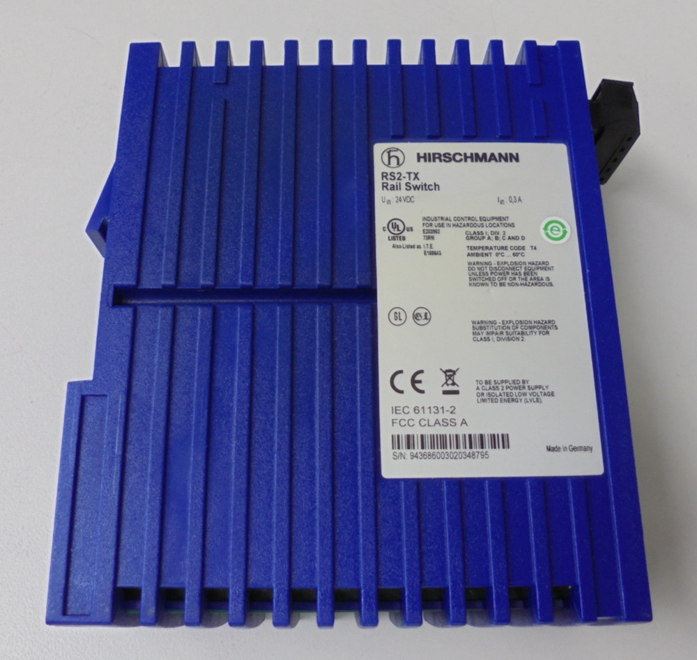 Hirschmann RS2-TX 8 Port Rail Switch
