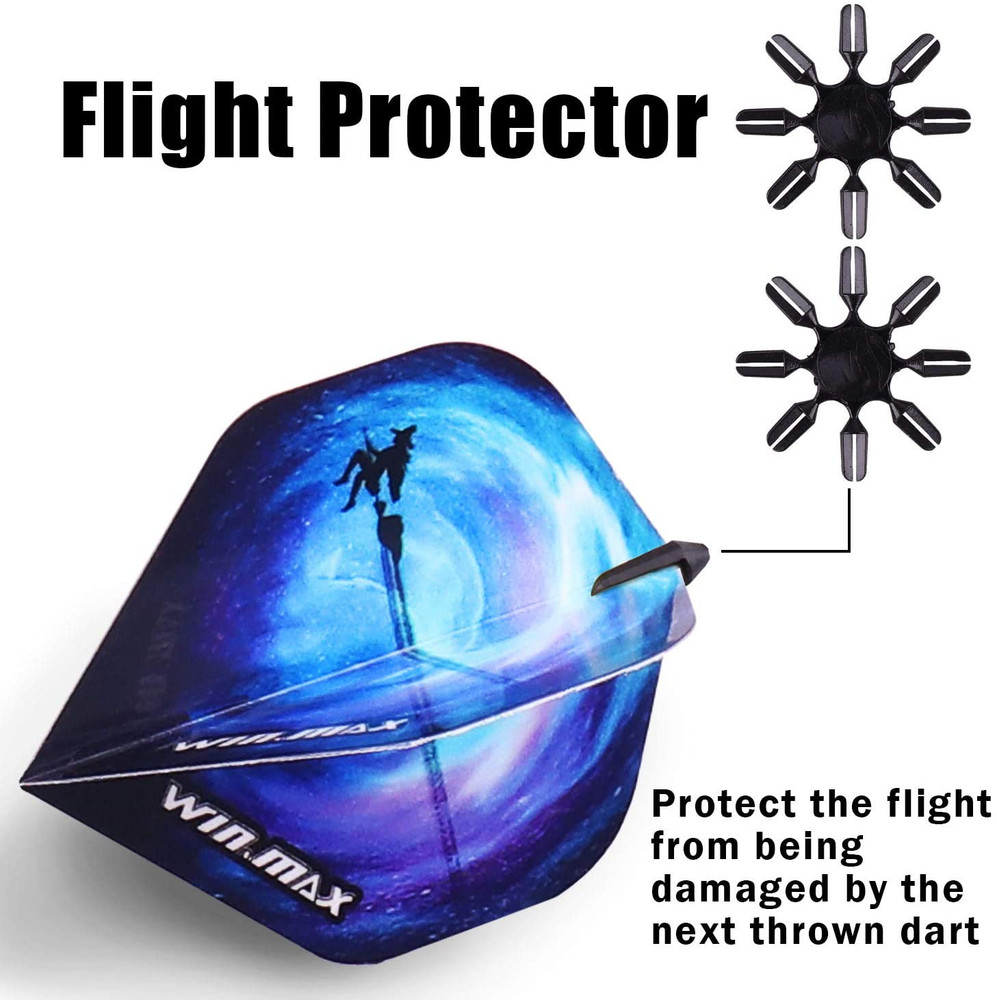 WIN.MAX Darts Plastic Tip - Soft Tip Darts Set - 12 Pcs 18 Gram with 100 Extra D