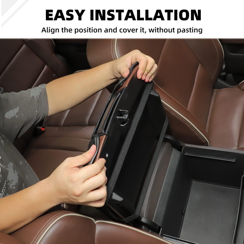 Center Console Armrest Pad Mat For Chevy Silverado/Suburban 2014-17 Accessories