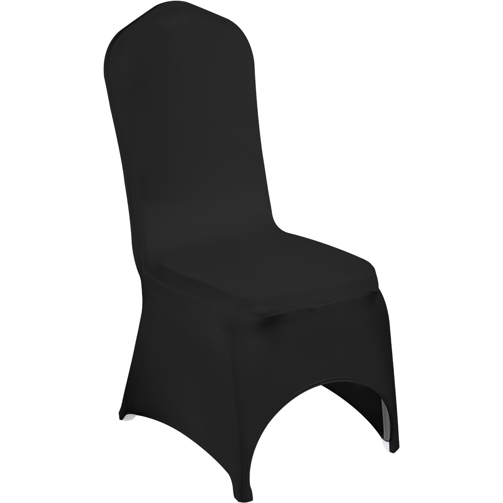 50PCS Stretch Spandex Folding Chair Covers Black Durable Decoration Formal