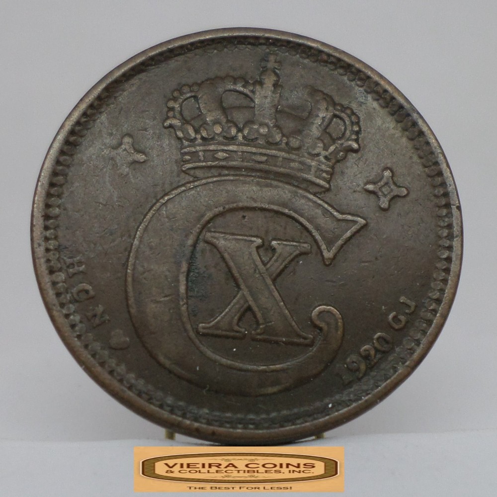 1920 Denmark 5 Ore - #C58125NQ